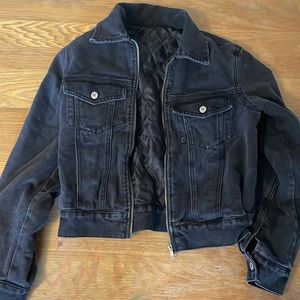 Brandy Melville Black Jean Jacket